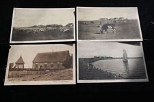 AK Hallig Oland 4 Karten Schafe Kirche Damm 1931