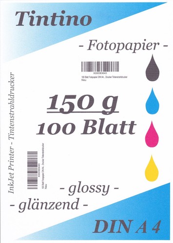 Tintino fotopapier 100 blatt - tintino,
