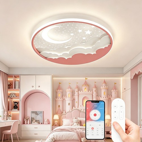 Rosa mond sterne - rosa, led