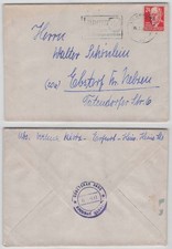 SBZ 1949, Brief mit Sowjet-Zensur 5(..)60 aus ERFURT nach EBSTORF
