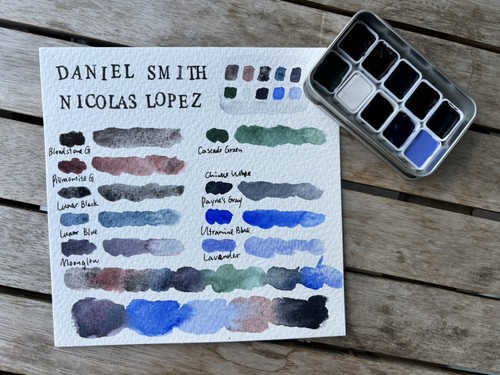 Handgegossene aquarellfarben - handgegossene,