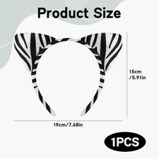 Zebra ohren haarreif - zebra,