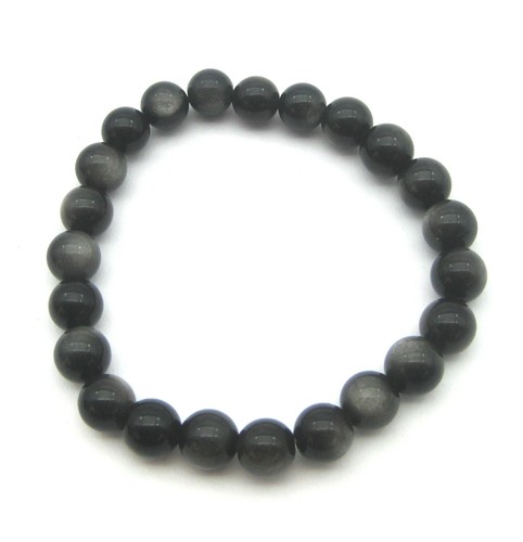 Kugel armband obsidian - kugel-armband,