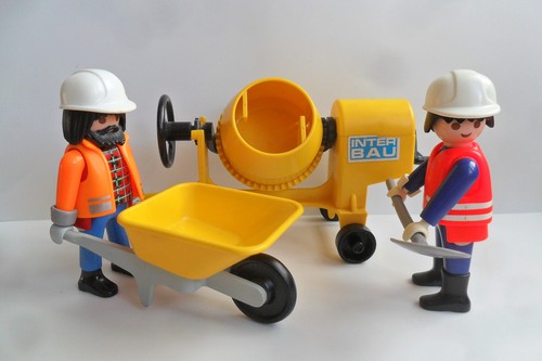 Playmobil bauarbeiter mit - playmobil-bauarbeiter,