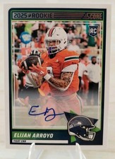 Elijah Arroyo RC Rookie Auto 2025 Panini Score Football Seattle Seahawks #50