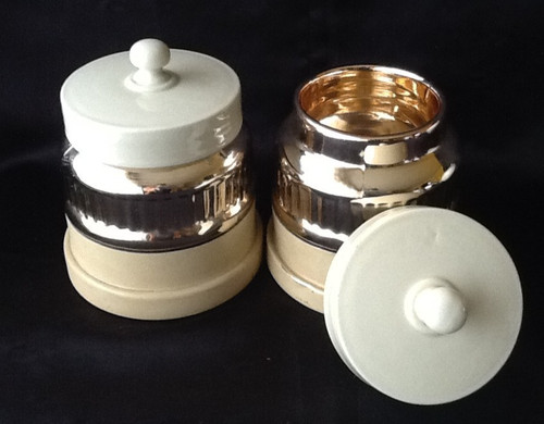 Antike rare keramik metall - 2,