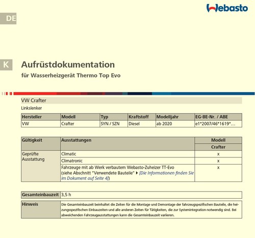 Webasto standheizung - webasto,