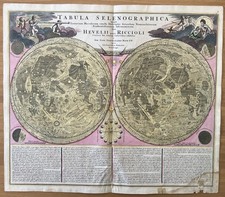Antique Lunar Map