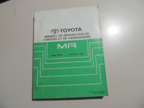 Toyota mr2 sw20 manuel de - mr2, w2