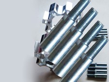 Radbolzen 4 Stück Spurverbreiterung Quad ATV von XRW M10x1,25 35mm lang