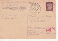Zwangsarbeiterpost, Freystadt (Kozuchow) Firma Zachertz,SonderKfz. mit Sprengsto