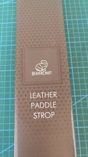 BeaverCraft LS1P1 Doppelseitiger Leder-Paddel-Streichriemen & Polierpaste