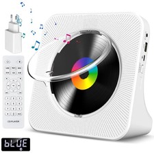 Tragbarer CD Player, persönliche CD Player mit Bluetooth für Auto und Reisen Neu