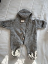 Grauer Wolloverall Gr.50-56