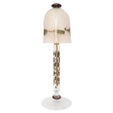 Art deco glas tischleuchte - glas,