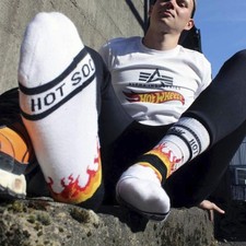 SK8ERBOY - Socken "HOT Socks" (weiß) - neu, ovp, herren, sox, gear, freaxx