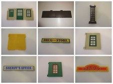 Playmobil 3425 3462 3423 Western Saloon Drug Store Sheriffs Office - Ersatzteile