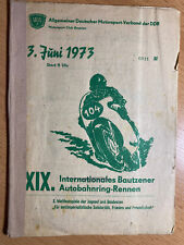 Rennprogramm XIX. Bautzener