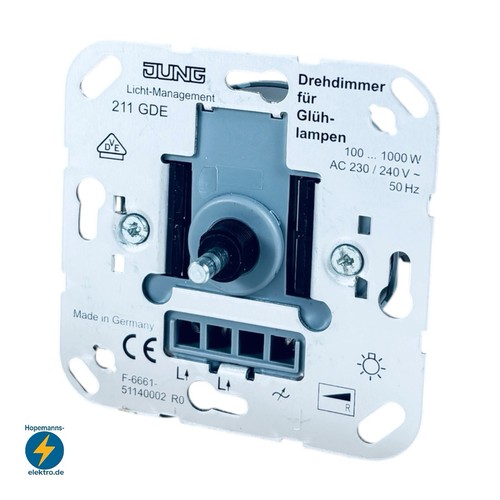 Jung 211 gde drehdimmer für - 211,