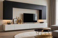 Wohnwand NICEA Schwarz u