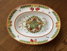 Hermès ovale Schale aus Porzellan „Le Jardin de Pythagore“