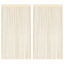 2x Fadenvorhang Fadengardine