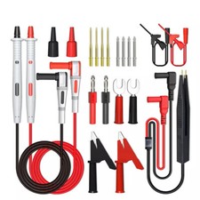 21x Messleitungen Prüfkabel Set Bananenstecker Prüfspitzen Multimeter Zubehör
