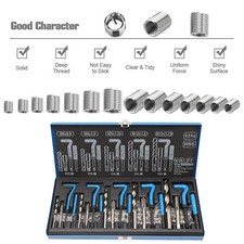 131tlg Gewinde Reparatur Satz Gewindereparatur Werkzeug Auto M5 M6 M8 M10 M12