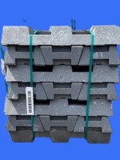 20 x Bauzaunfuß PE 16 kg -