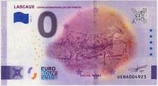 LASCAUX 2024 -- Vache noire -- 0 Euro -- Souvenirschein