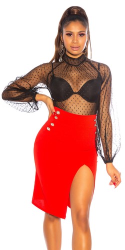 Midi high waist business - waist,