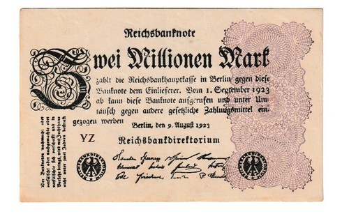 Geldschein millionen mark - 2,