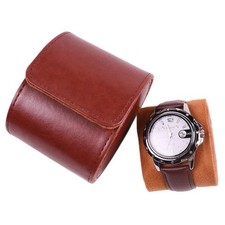 Uhrenrolle PU Leder Braun –