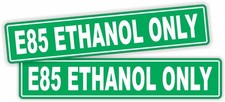 pair - E85 ETHANOL ONLY  Vinyl
