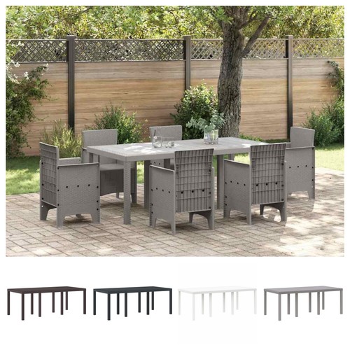 Gartentisch poly rattan - gartentisch, poly-rattan