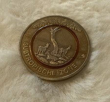 5 Euro Münze Subtropische Zone 2018 mit Echtheitszertifikat (Prägung F)