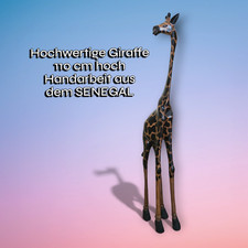 Giraffe skulptur holz afrika - skulptur,