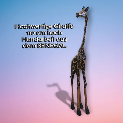 Giraffe skulptur holz afrika - skulptur,