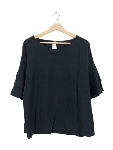 Tigha kurzarm blusen schwarz - kurzarm-blusen,