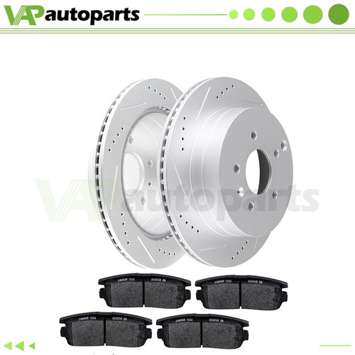 Drilled rear brake pads - brake,