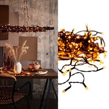 LED Lichterkette Golden IP44 innen & außen extra warmweiß 2000K 180 LEDs 12,6m