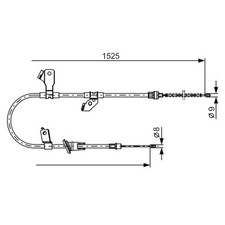 Bosch Handbremsseil hinten