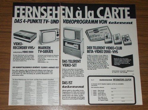 Seltene werbung telerent - seltene,
