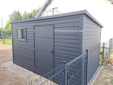 2,5X3,5 Blechgarage Container Metallgarage Schuppen Laube Gerätehaus PREMIUM*