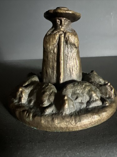 Schäfer hirte mit schafen - hirte,