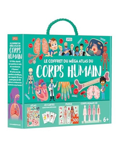 Corps humain mega - le, mega-atlas