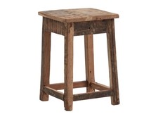 Rustikaler Hocker Sumatra aus