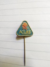 Atlas Bagger Anstecknadel alt,  Blau.