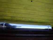 Schornsteinverlängerung/ Längeelement Edelstahl  DW Ø 120mm/180mm Länge 1m