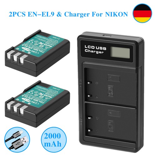 2pcs el9 el9a - 2pcs, akku
